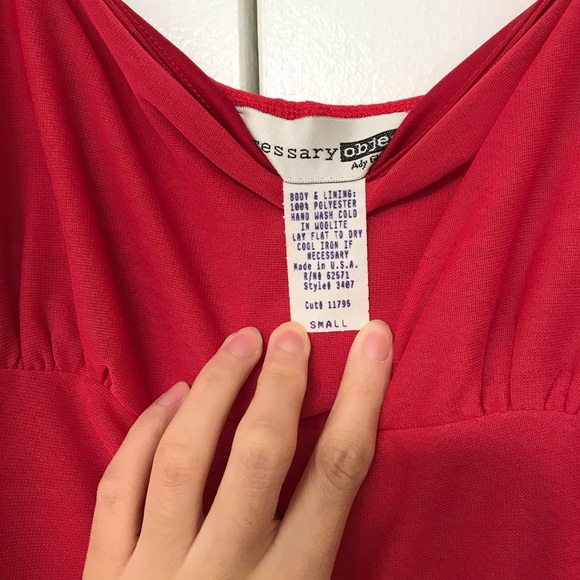 Red Orange Sunset Dress Set - Picture 6 of 7